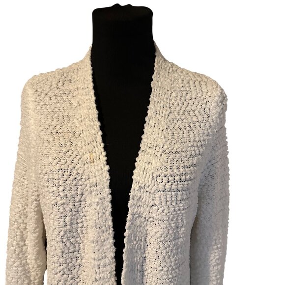 Sienna Sky open front white size XS cardigan sweater - Picture 5 of 8
